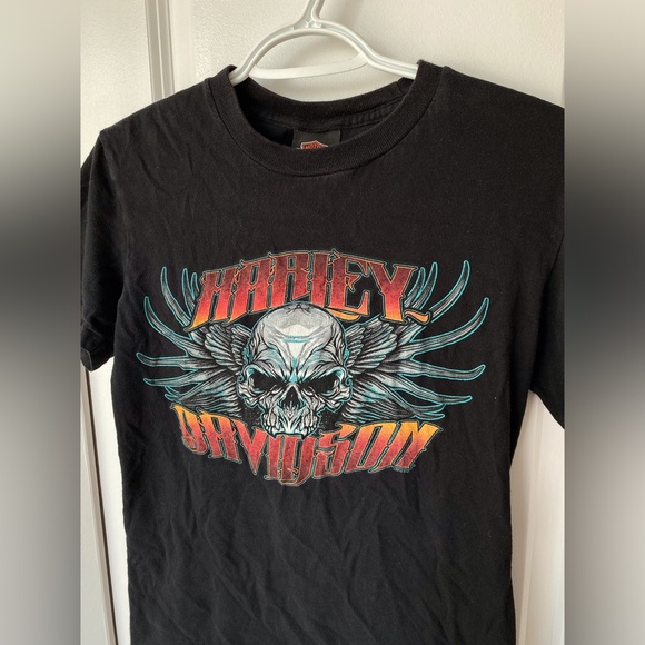 Harley Davidson Las Vegas Graphic Tee (S/M) - Picture 2 of 8